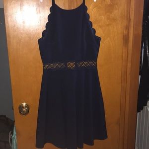 Navy Blue Formal Dress
